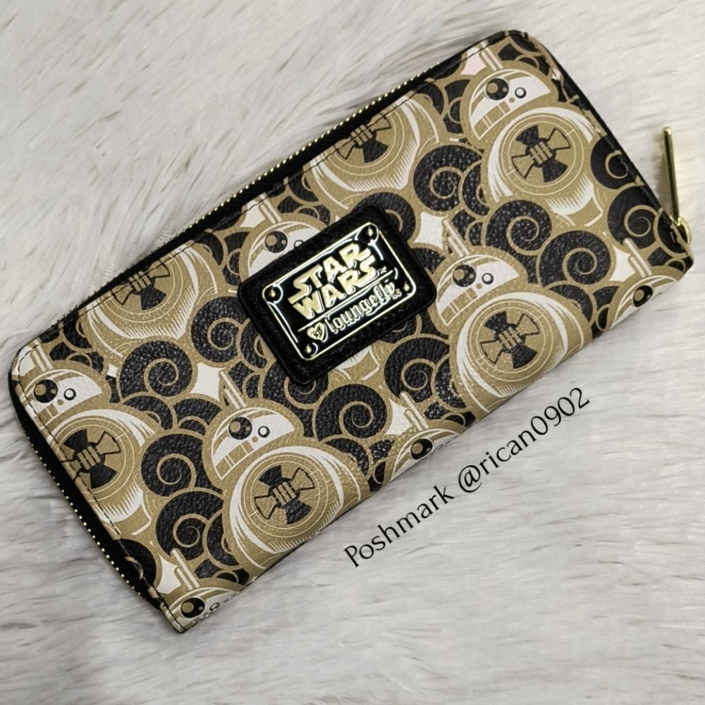Loungefly Star Wars BB-8 Clouds Wallet - Picture 1 of 6